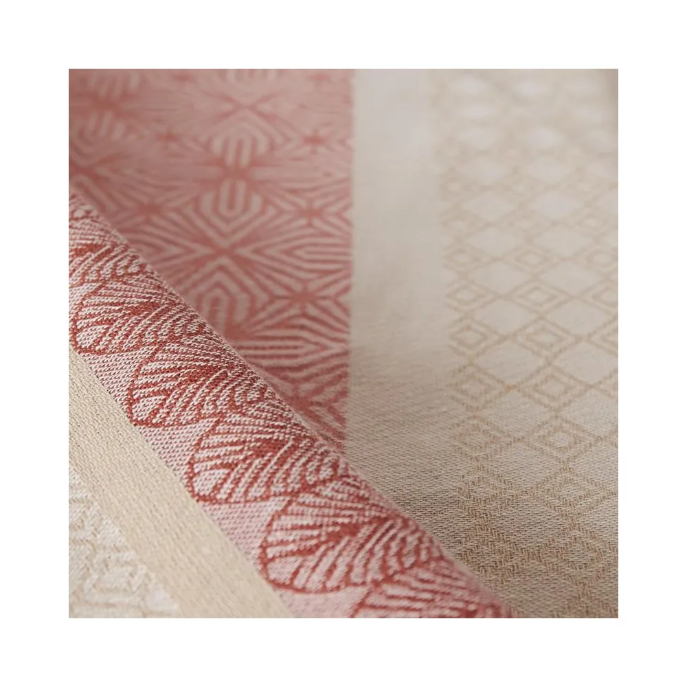 6 serviettes Charleston Corail Tradilinge 45x45cm