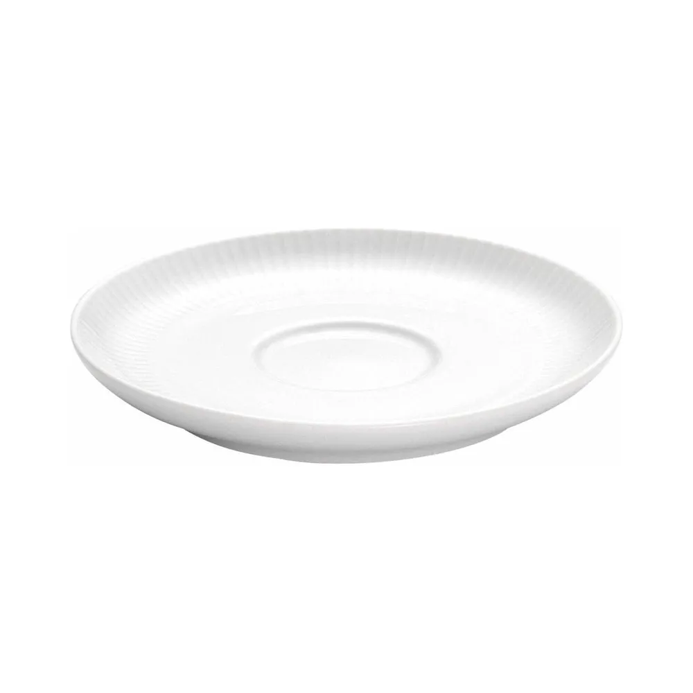 6 soucoupes à café Plissé Pillivuyt en porcelaine - choix n°2
