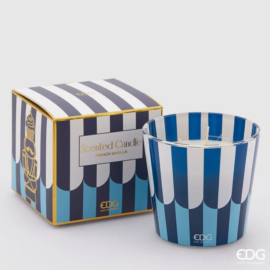 Bougie parfumée Cupcake EDG Enzo De Gasperi H12 D13,5 Vanille français