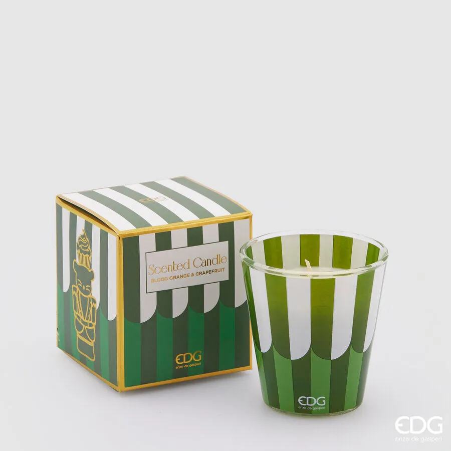 Bougie parfumée Cupcake EDG Enzo De Gasperi H9 D8 Orange sanguine et r