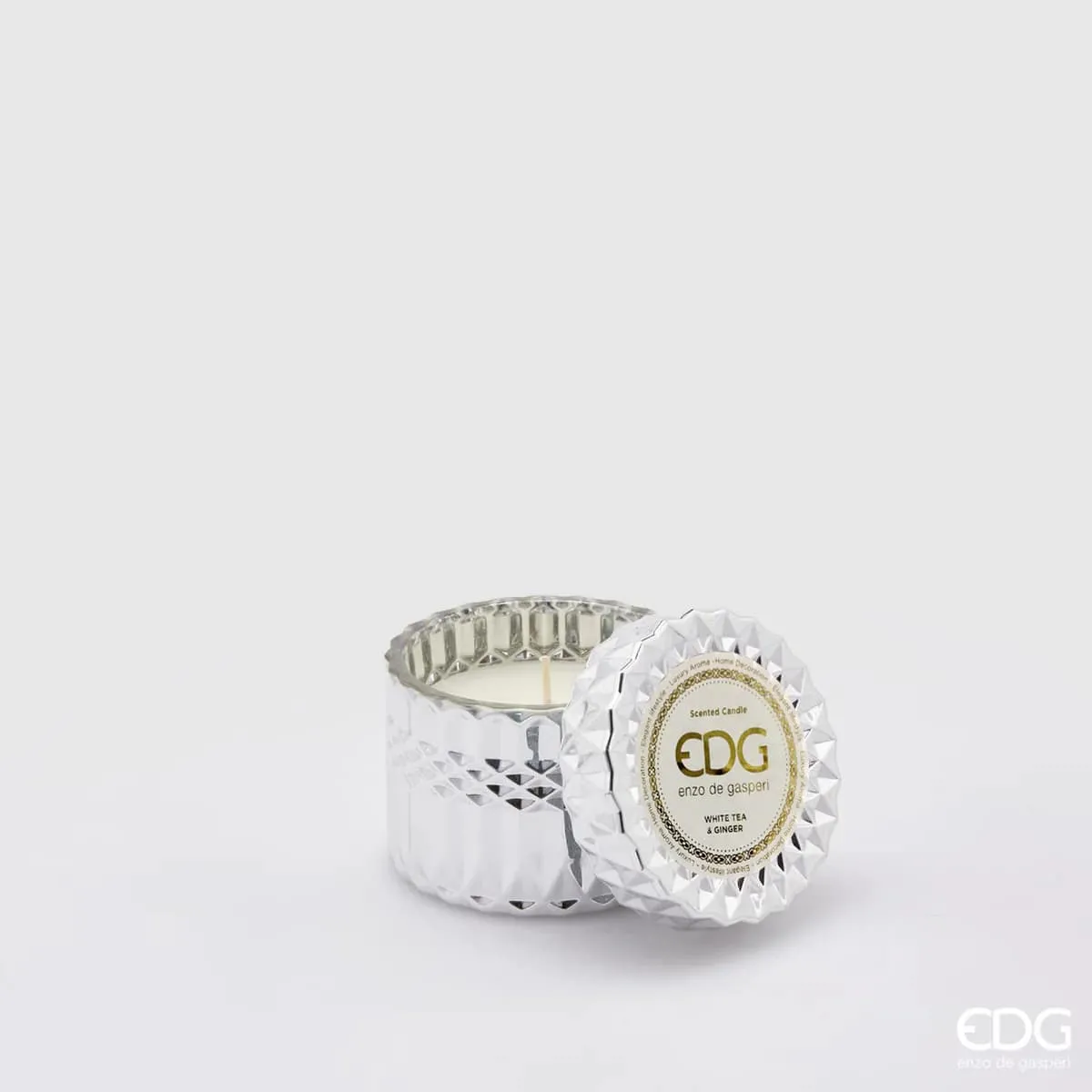 Bougie en cristal EDG Enzo De Gasperi, neuve + coffret cadeau, hauteur