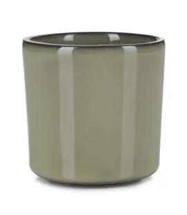 Gobelet expresso rond vert porcelaine culinaire 8 cl Ø 5,8 cm Caractère Revol