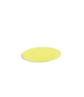 Plateau rond pour cloche résine Nacryl® jaune Ø 33 cm 1 cm Mealplak