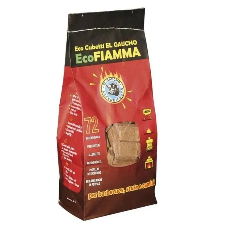 72 pastilles d'allumage bois et cire | EcoFiamma