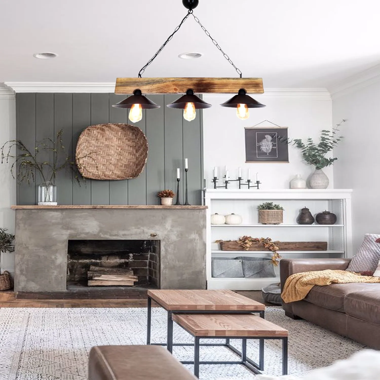 Hepsi Lustre | 100 % ÉPICÉA | Noyer, Noir