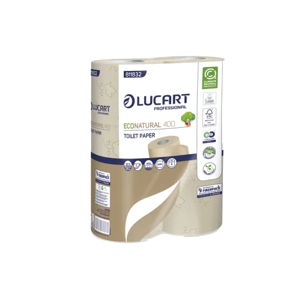 Papier Toilette Econatural Petits Rouleaux 400 Formats - LOT DE 30 ROULEAUX