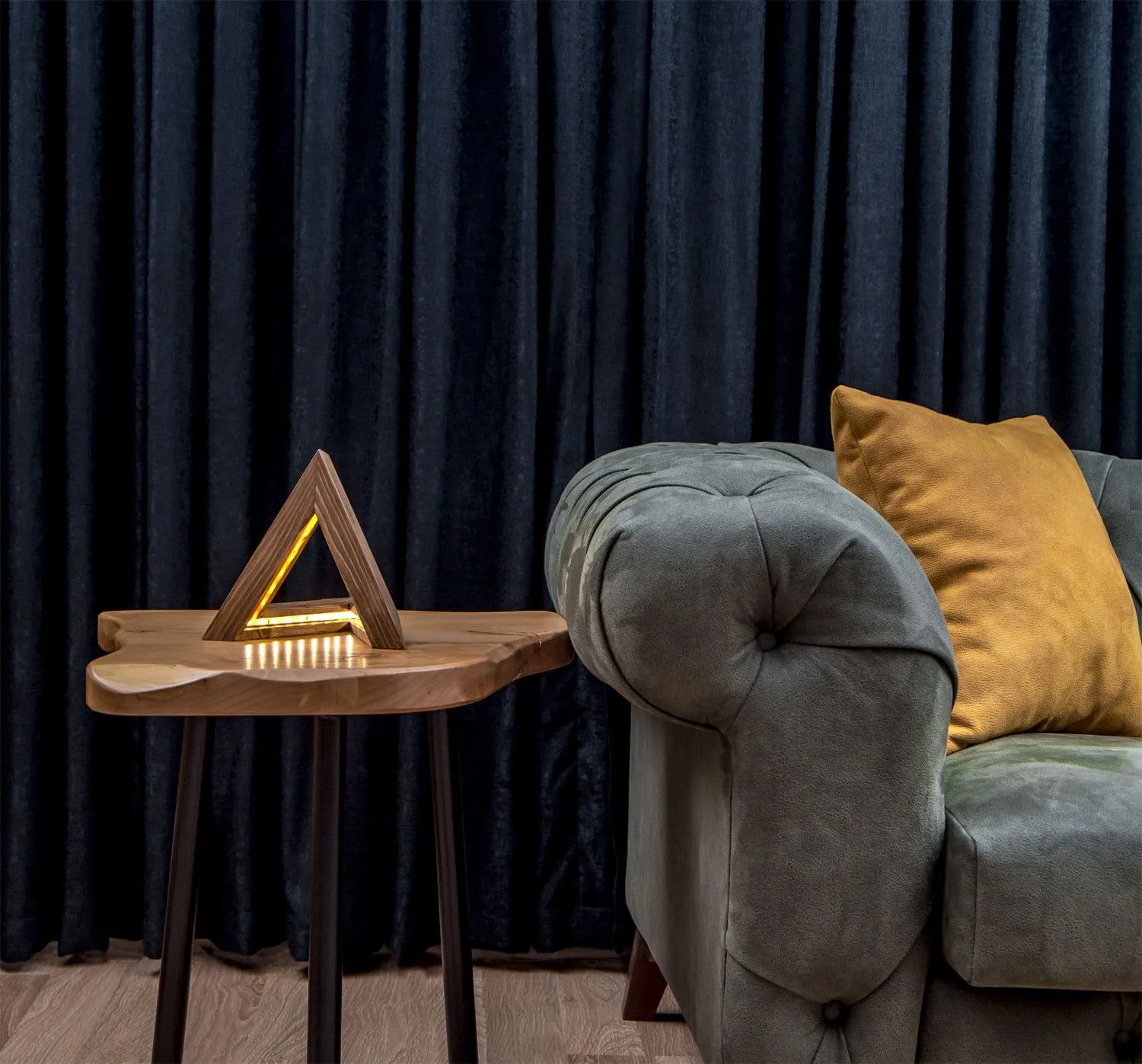 KN02 Lampe de table | Fait main | Marron