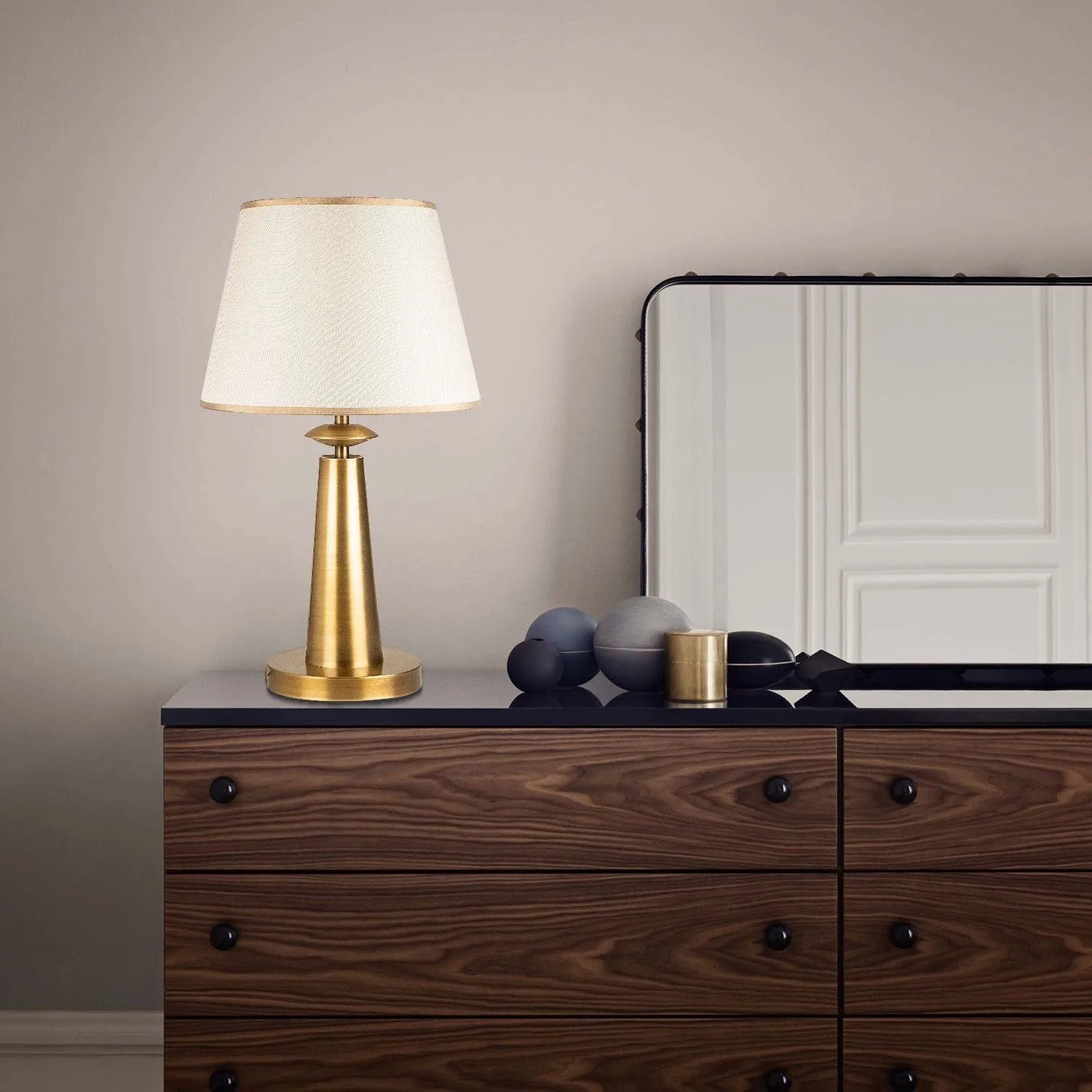 Pardo Lampe de table | CORPS EN MÉTAL | Antique