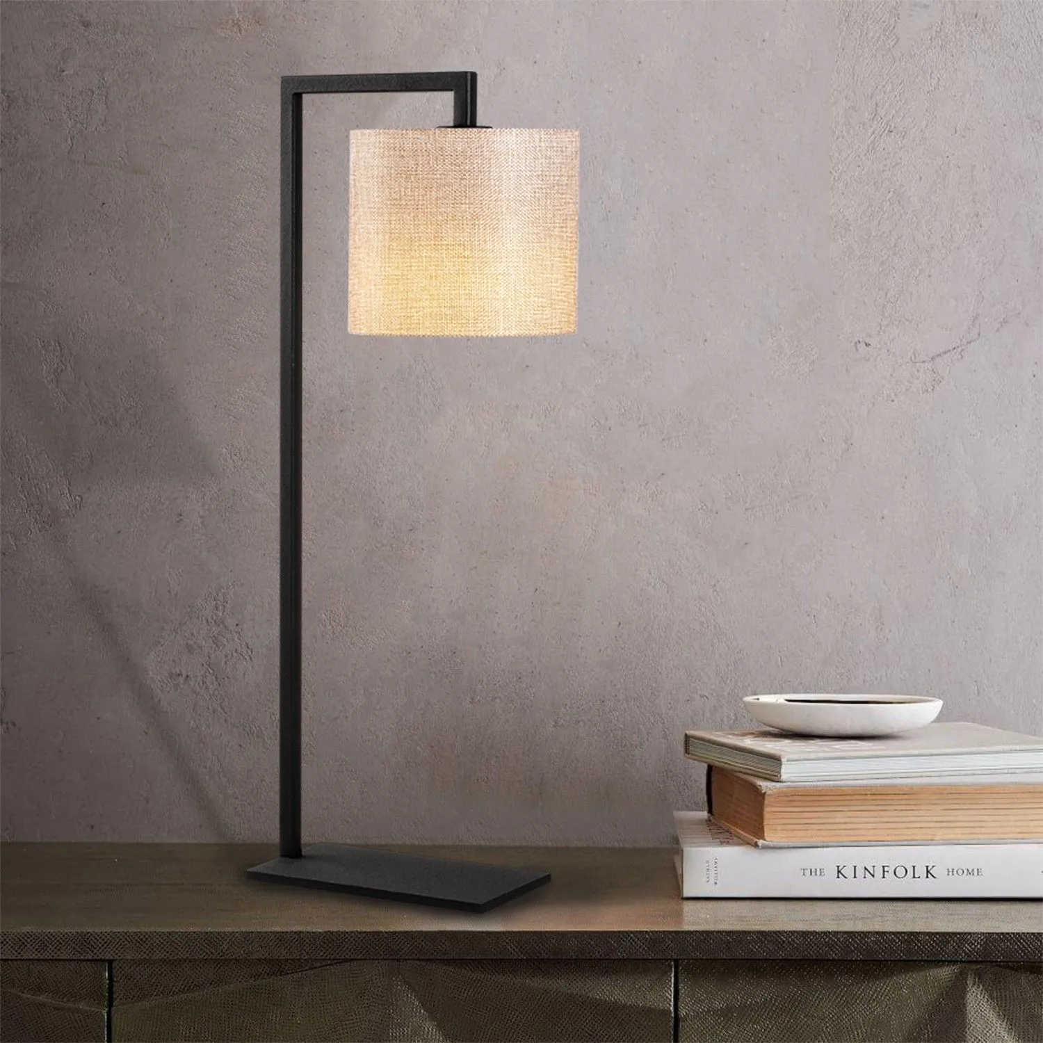 Profil Lampe de table | CORPS EN MÉTAL | Crème, Noir