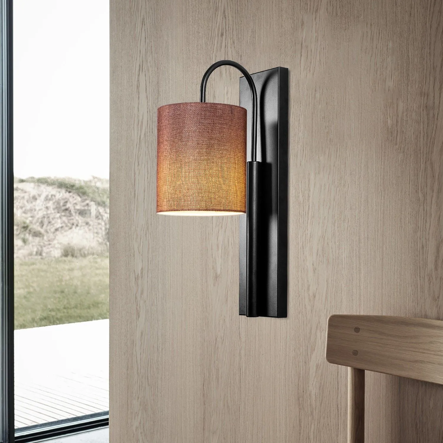 Baston Applique | CORPS EN MÉTAL | Noir, Marron