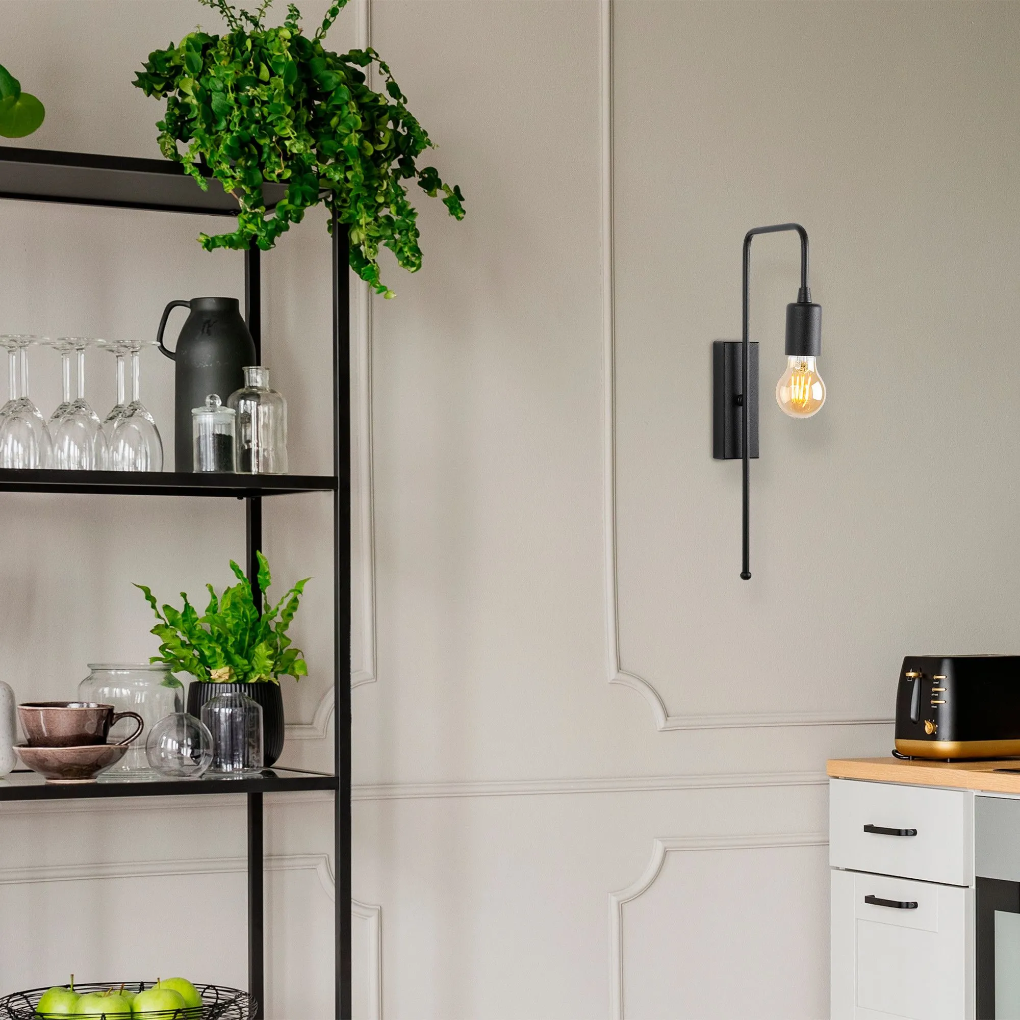 Mum Applique | CORPS EN MÉTAL | Noir