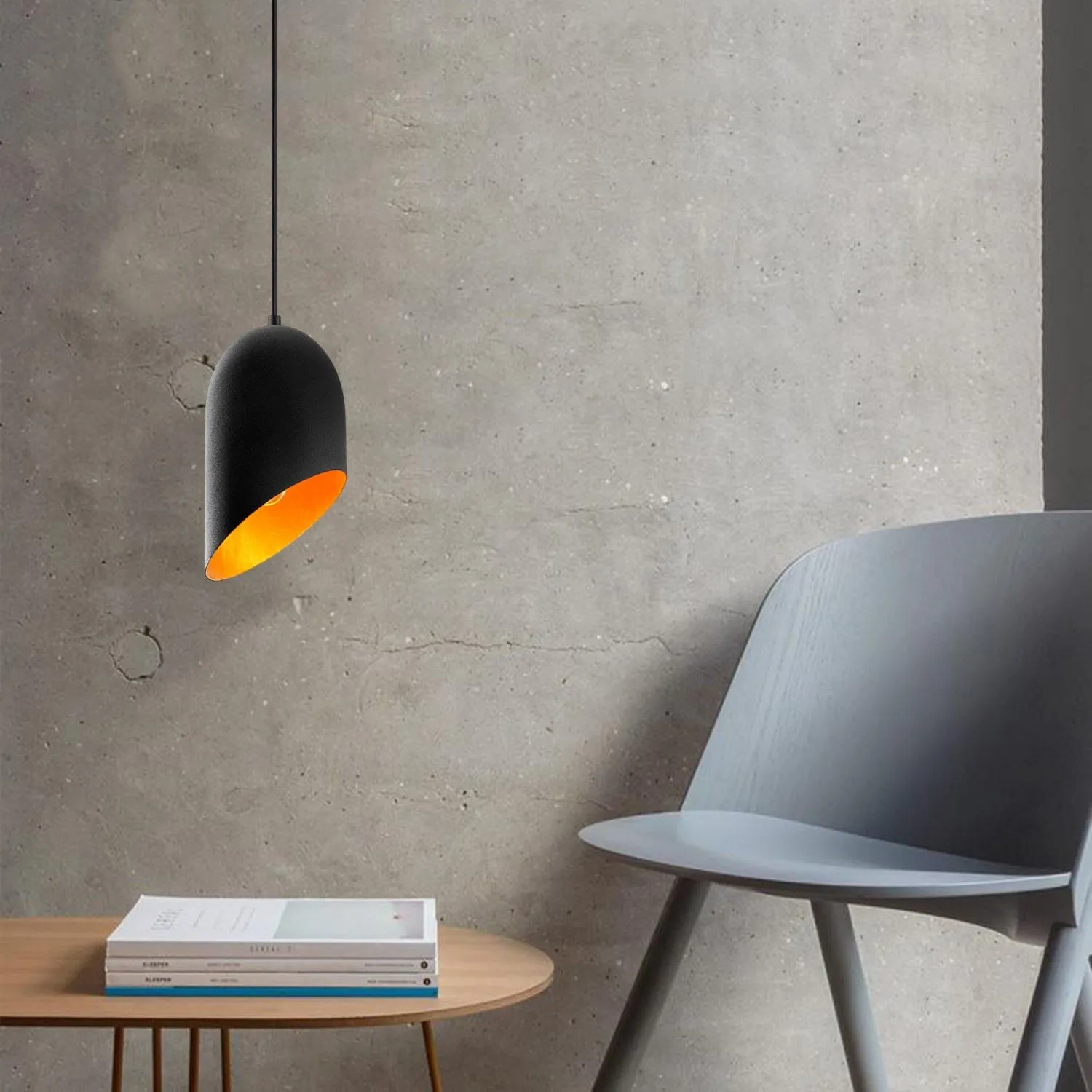 Kesik Lustre | CORPS EN MÉTAL | Noir, Or