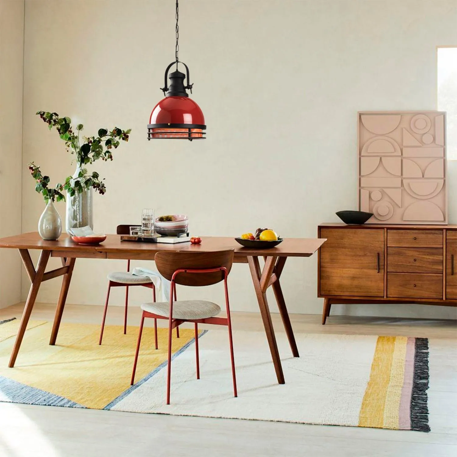 Sağlam Lustre | CORPS EN MÉTAL | Rouge, Noir