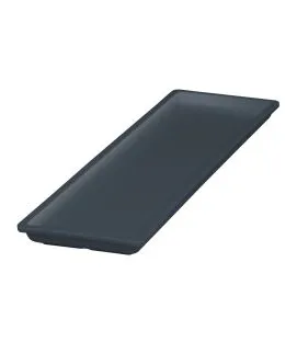 Bac mélamine gris 530x162 mm Vestah Platex
