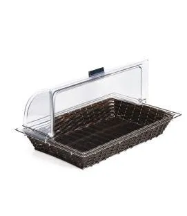 Panier GN 1/1 avec cadre polypropylène (pp) noir 56,5x36x10 cm Gn Line Aps