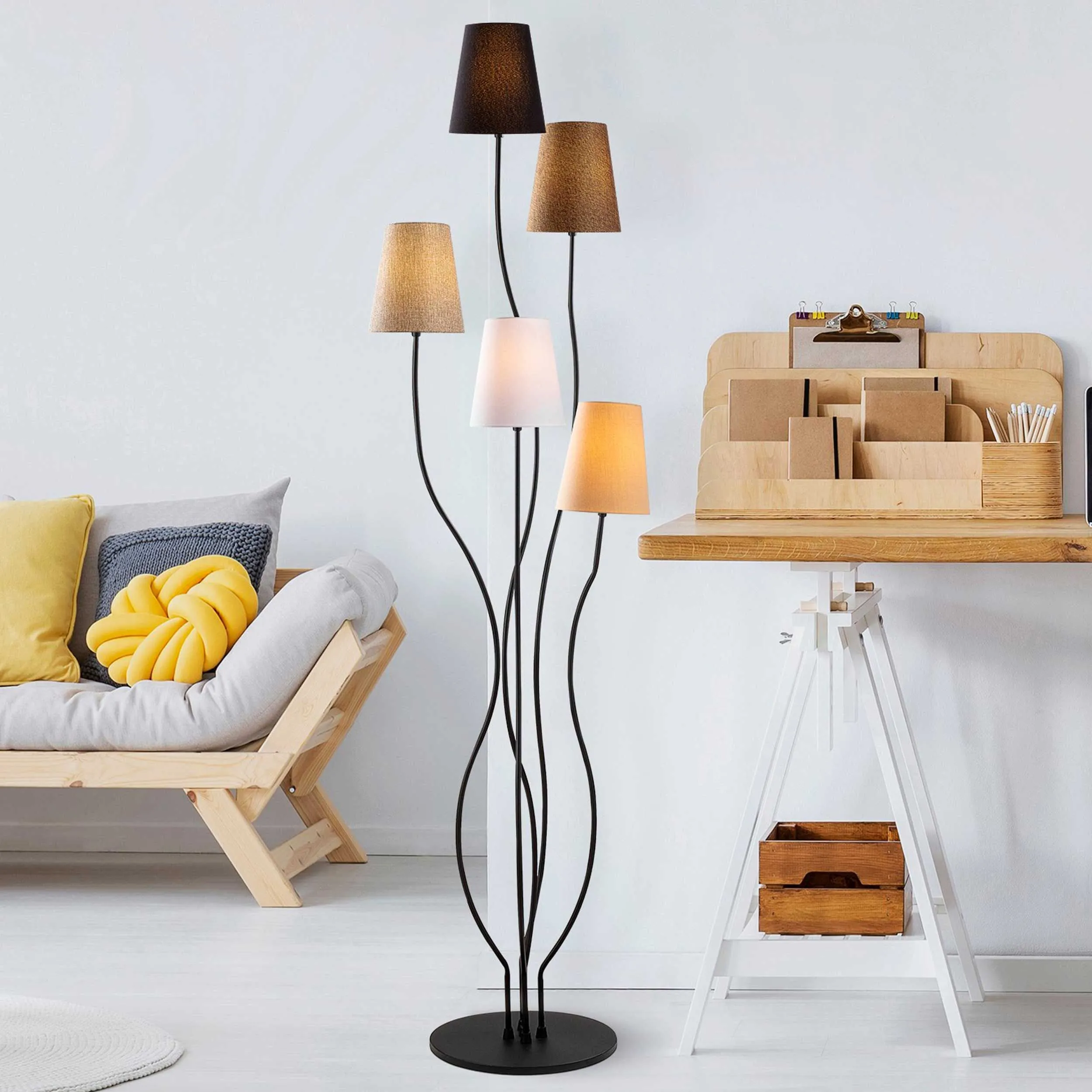 Bonibon Lampadaire | CORPS EN MÉTAL | Multicolore