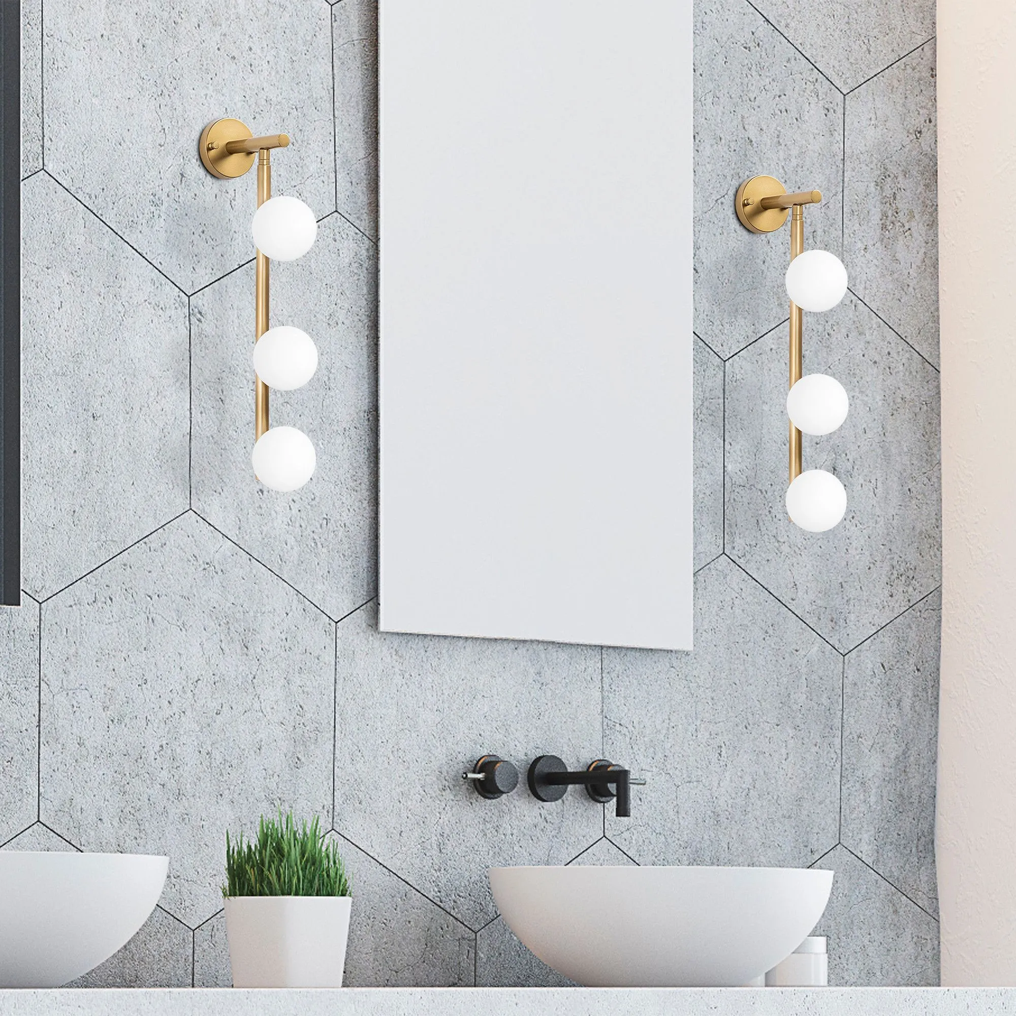 Domino Applique | CORPS EN MÉTAL | Or brillant