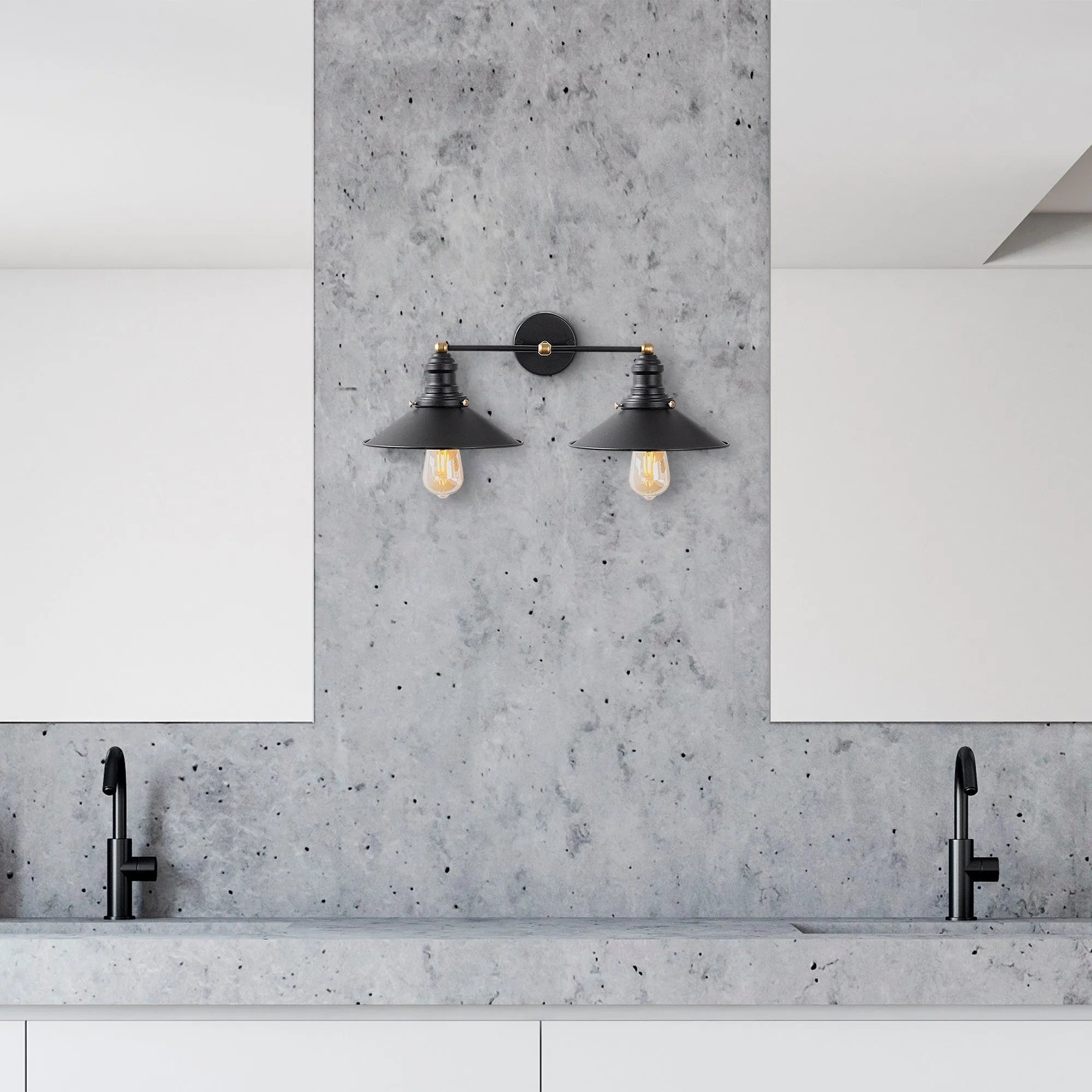 Conical Applique | CORPS EN MÉTAL | Noir, Or