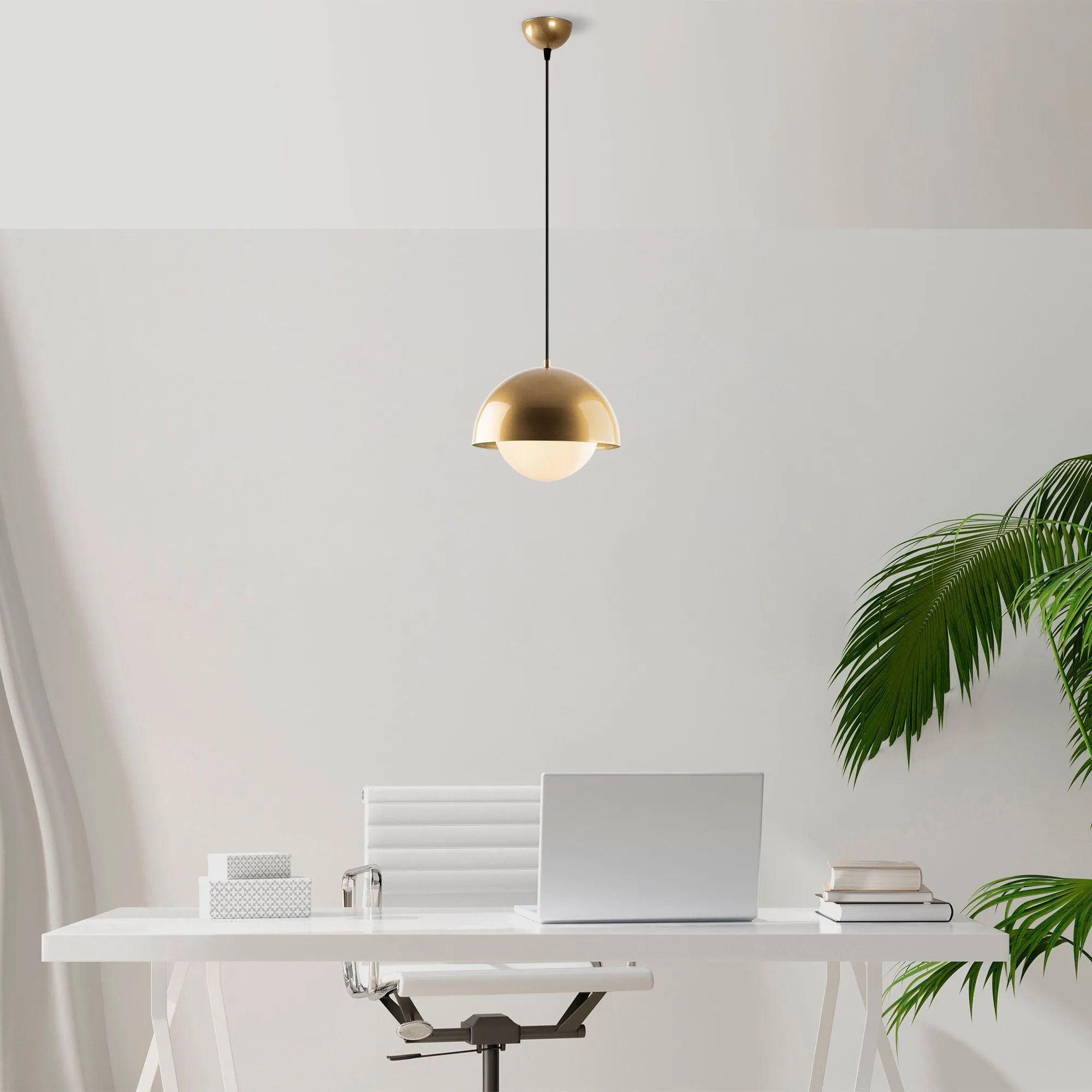 Camgoz Lustre | Hauteur réglable | Doré