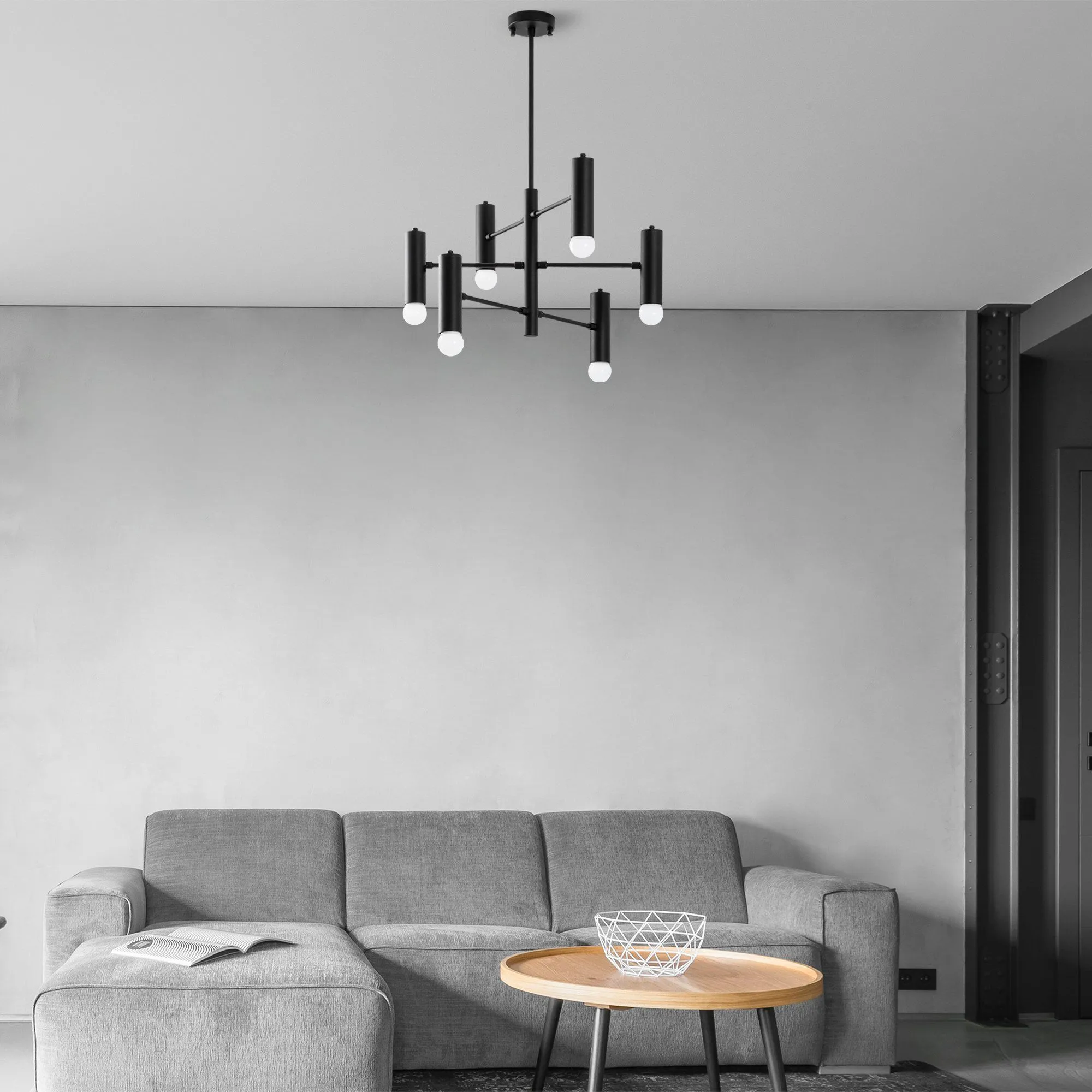 Gharib Lustre | CORPS EN MÉTAL | Noir, Blanc