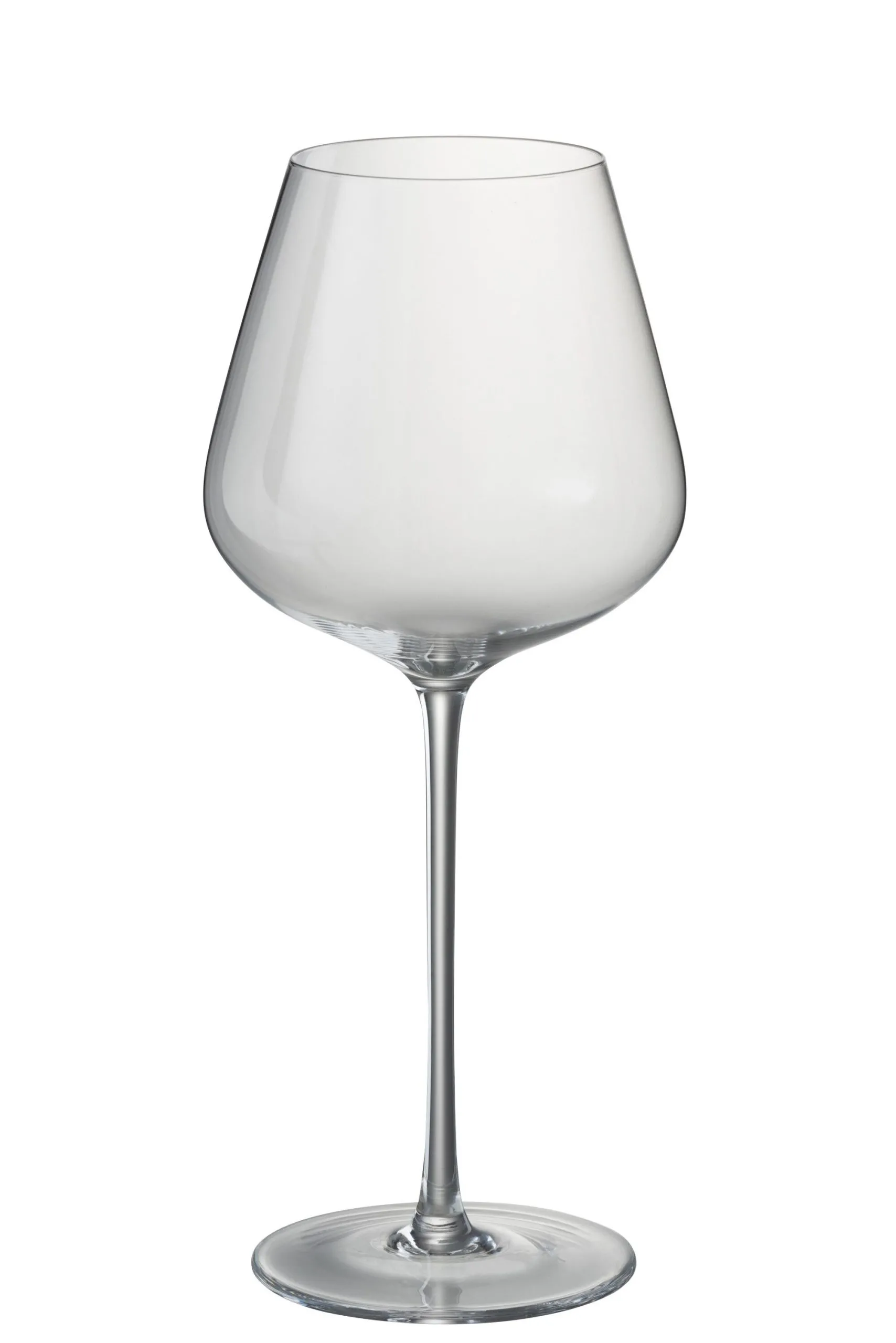 Verre bord vin rouge cristal transparent