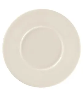 Sous tasse à bouillon rond blanc porcelaine bone china Ø 17,8 cm Fedra Rak