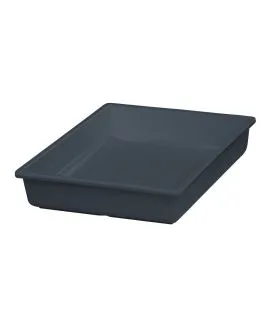 Bac mélamine gris 265x325x65 mm Vestah Platex