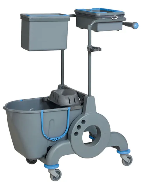 Giotto Compack Easy Duo seau bi-bac 10/15 litres Press V