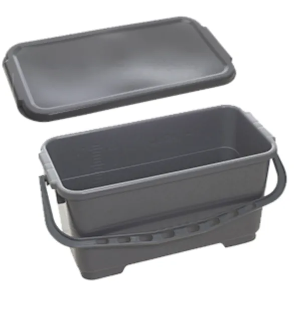 Seau Rectangulaire avec couvercle étanche et crochets