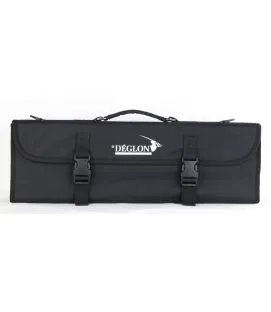 Trousse à couteaux rigide pliable polyester 50 cm x 16 mm 10 éléments Deglon
