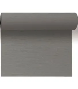 Rouleau tête à tête gris non tissé 0,4x24 m Evolin Duni