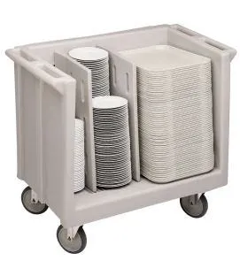 Chariot porte-assiettes plastique 60 assiettes maximum 80 plateaux maximum 227 kg Tdc30 Cambro