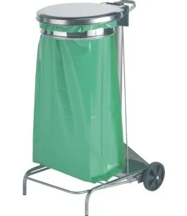 Support sac poubelle inox 110 L Collecroule Rossignol
