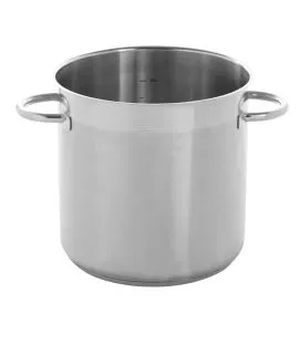 Marmite inox Sans revêtement Sans couvercle Ø 40 cm 40 cm 50 L Qualiplus Pro.cooker