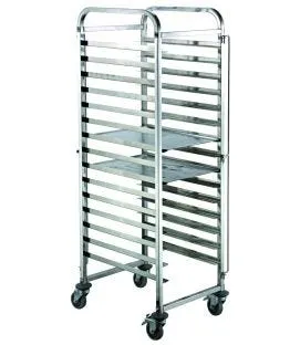 Chariot inox sens largeur Pâtissier 16 niveaux Pro.cooker