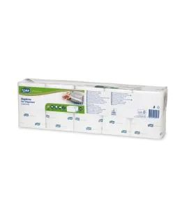 Serviette blanc ouate de cellulose 21,6x33 cm Tork (500 pièces)