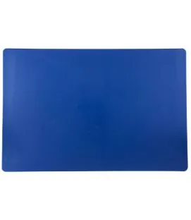 Planche à découper polyéthylène haute densité (pehd) bleu 60x40 cm Pâtissier Sans rigole Non réversible Pro.cooker