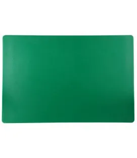 Planche à découper polyéthylène haute densité (pehd) vert 60x40 cm Pâtissier Sans rigole Non réversible Pro.cooker