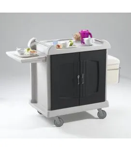 Poubelle avec support inox 48,5x28x55 cm Saint Romain