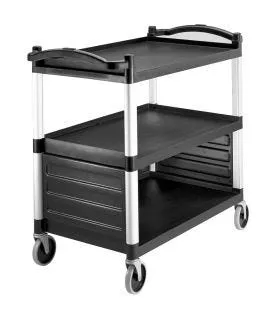 Jeu de 3 panneaux d'étagère plastique 80,3x45x30 cm Cambro