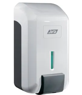 Distributeur de savon blanc 21,3x11,5x11,7 cm Jvd