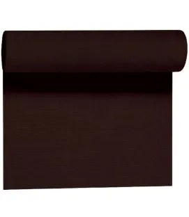 Rouleau tête à tête noir non tissé 0,4x24 m Evolin Duni