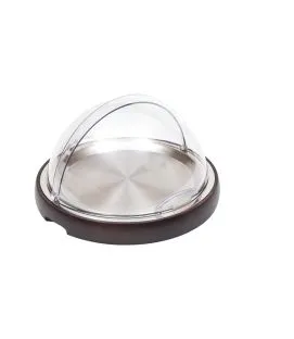 Set refrigéré rond marron roll top Legno Zepe