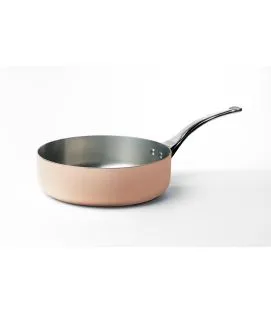 Sauteuse droite cuivre inox Ø 24 cm 7,5 cm 3 L Prima Matera De Buyer