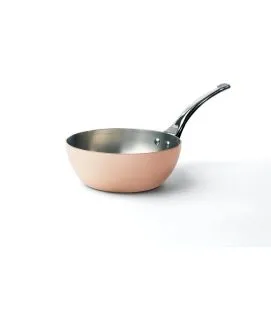 Sauteuse bombée cuivre inox Ø 24 cm 8,2 cm 3 L Prima Matera De Buyer