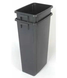 Collecteur plastique 80 L gris Tri Selectif Probbax