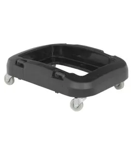 Chariot de tri sélectif plastique noir Probbax