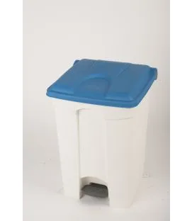 Collecteur à pédale plastique 45 L bleu Probbax