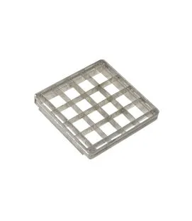 Kit couteau et poussoir 20x20 mm pour coupe-frites acier 10,7x10,7x1,5 cm L.tellier