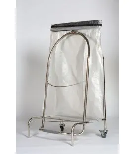 Porte sac à pinces inox 110 L Probbax